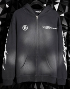 Hellstar Logo Zip-Up Black