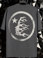 Hellstar Chrome Logo T-Shirt en color negro