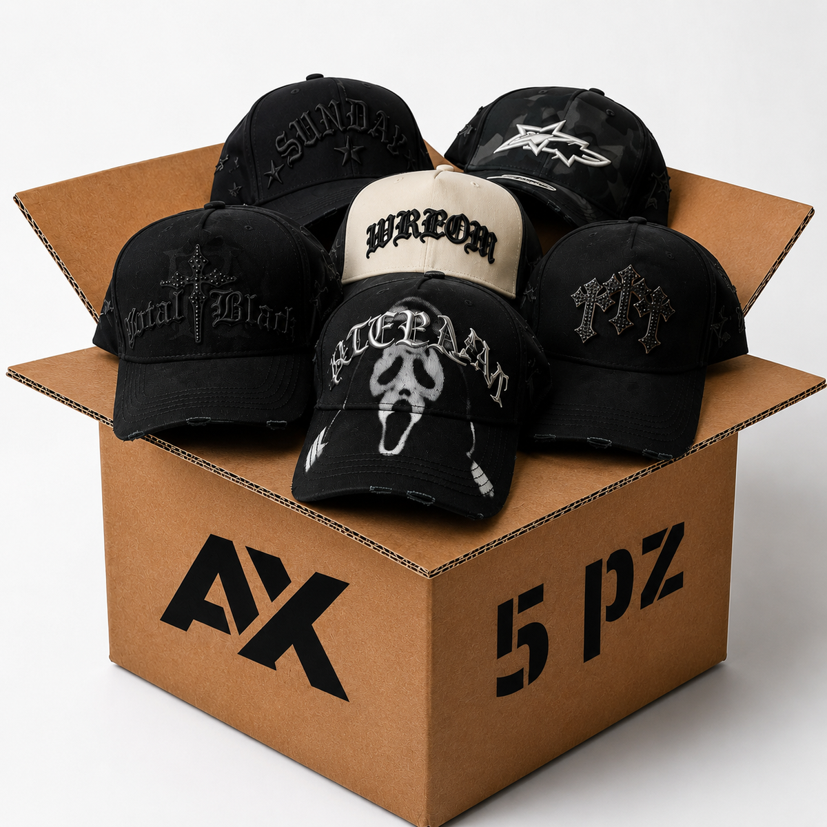 Lote Gorras - 5pzs