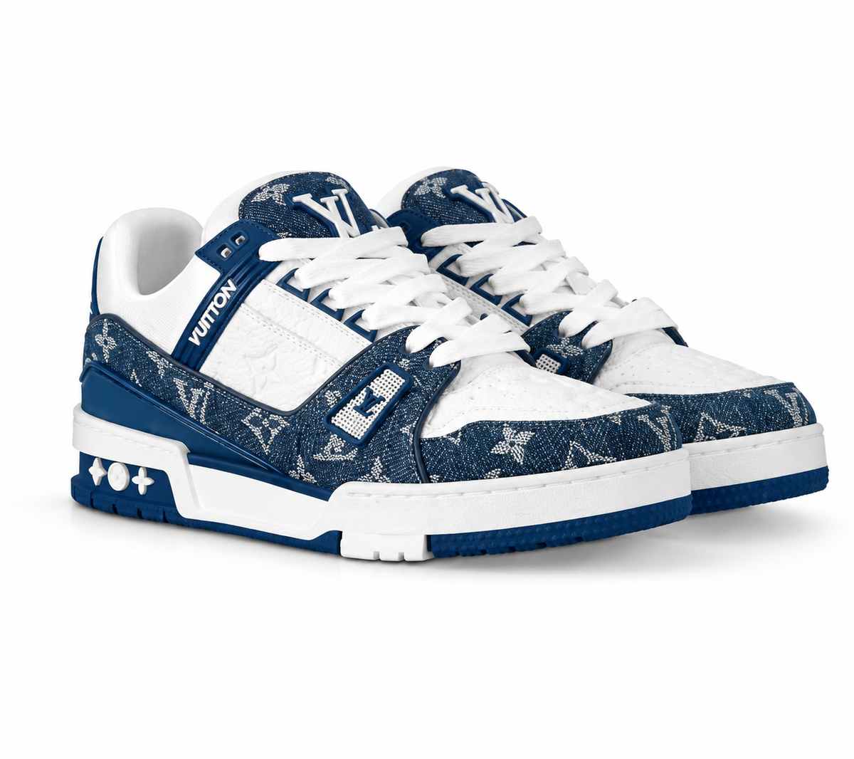 Louis Vuitton LV Trainer — Azul y Blanco