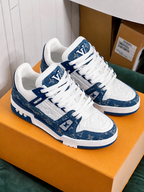 Louis Vuitton LV Trainer — Azul y Blanco
