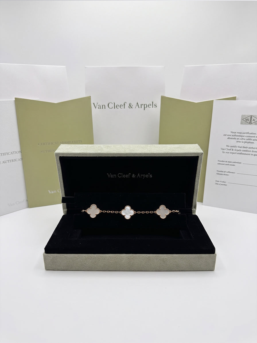 Pulsera Madreperla Blanca | Van Cleef & Arpels 5pz