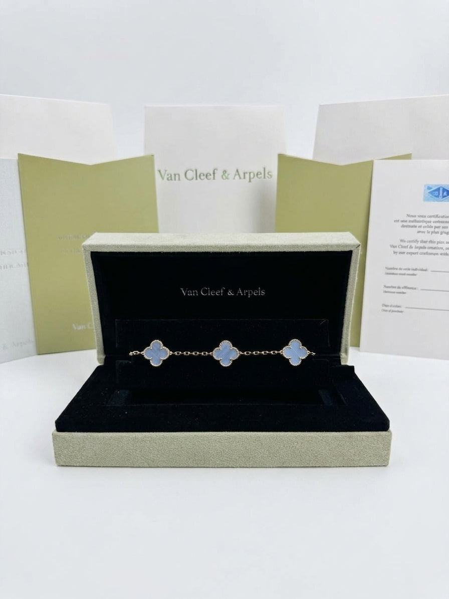 Pulsera Azul Celeste | Van Cleef & Arpels 5pz